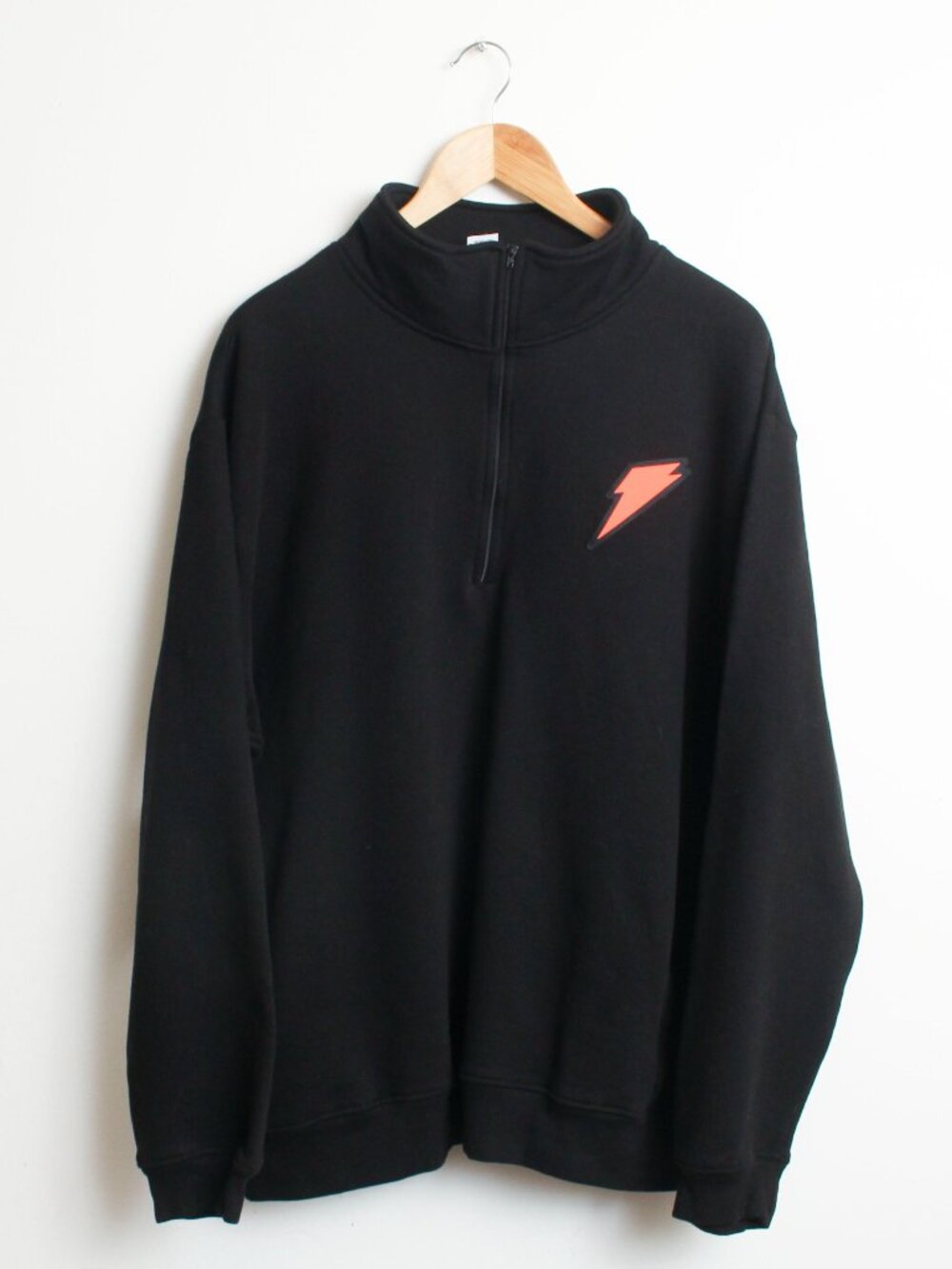 Gatorade Quarter-Zip Fleece Mens 2XL Black Promotional Pullover w/ Spell Out